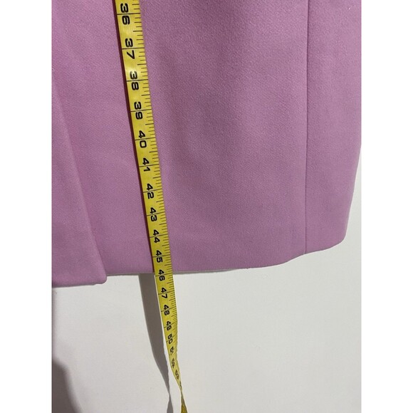 J Crew Coat 20/2X Alfie Pink Italian Cashmere Wool Mario Bellucci Classic Long - Picture 16 of 16